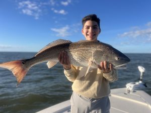 Redfish are caught on our 4hr inshore trips.